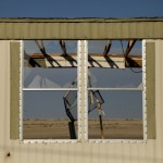Dilapidated trailer home at Speed Way exit Wendover, NV